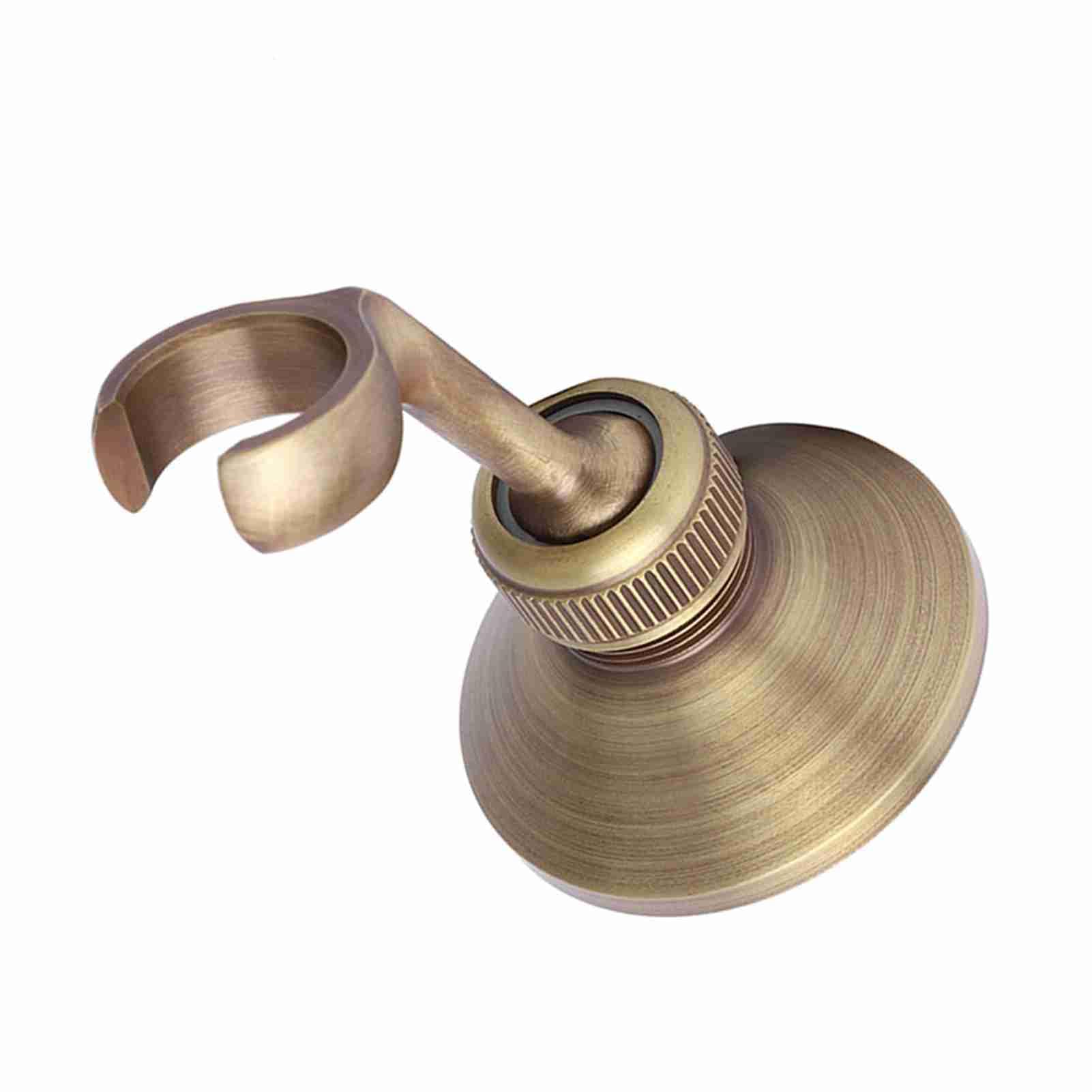 WGFOIP Shower Head Holder, Adjustable Brass Base with Expansion Screws, Bathroom Mounting Bracket for Home Shower Accessories - Image 2
