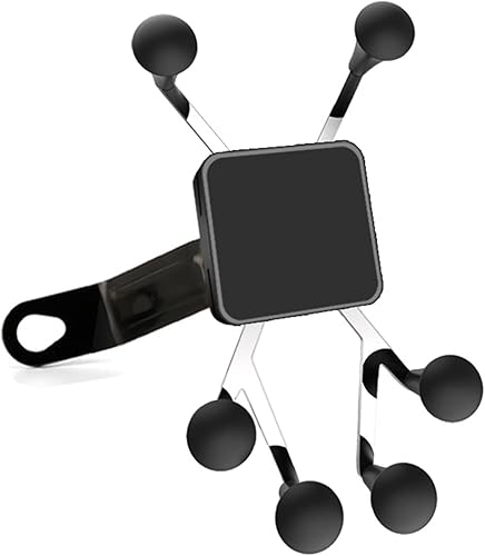 DUVIDE Bike Phone Holder Mount Universal Motorcycle Rearview Mirror Cell Phone Holder for 3.5-6.5 Inch Smartphone Stand