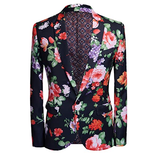 Men's Jacket Slim Fit Printed Men's Suit Jacket Ball Gown Men's Suit Set4