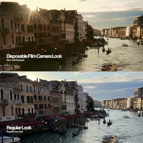 Image of Original Retropia Repurposed Disposable Camera Mirrorless Lens | Unlimited Instant Film-Look Photos | Pancake Lens, 32mm Focal Length & Fixed f /11 Aperture (Fujifilm XF Mount Mirrorless Compatible)