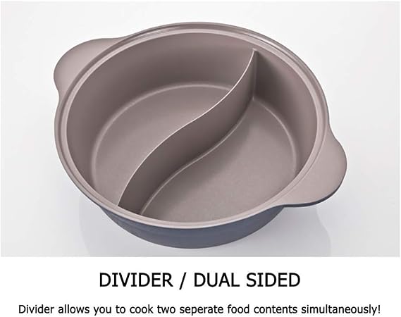 IH Shabu Shabu 28 cm Double Coated Ceramic Stock Pot