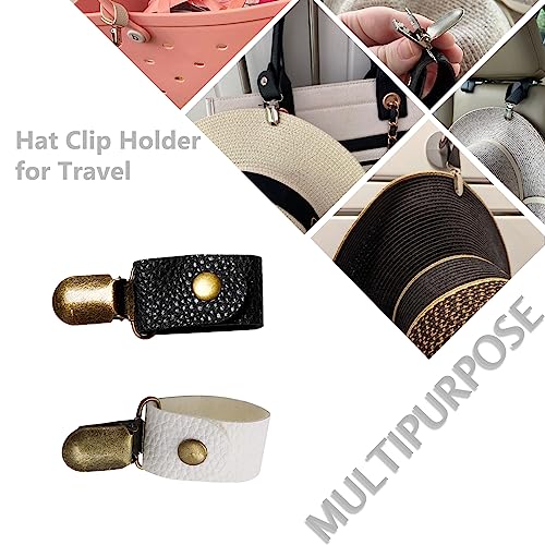 Hat Clip Holder for Travel,Lightweight Hat Clip on Bag for Backpack/Purse/Luggage/Sunhat4