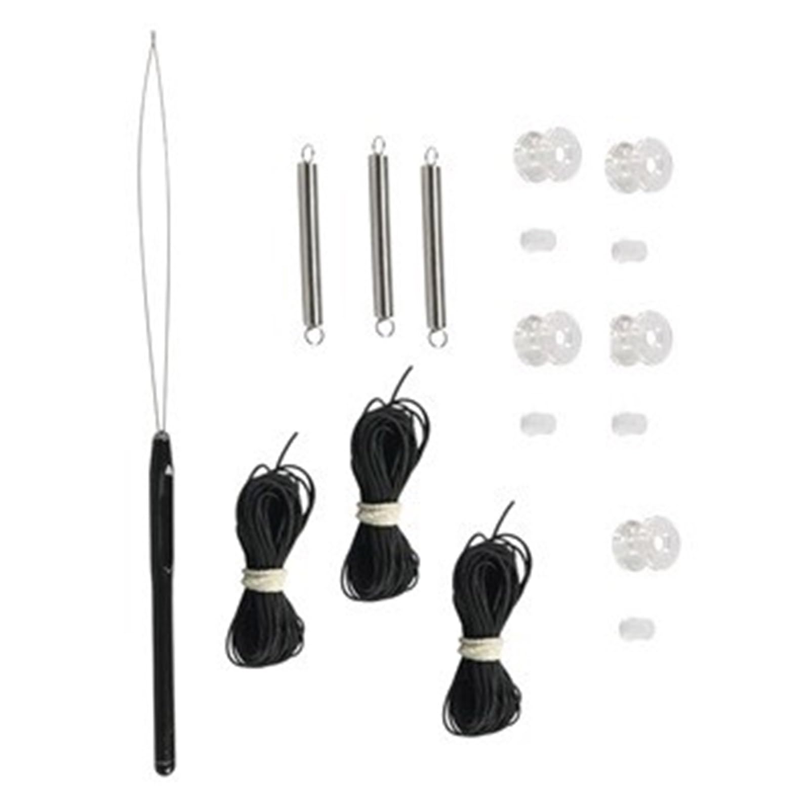Kit de réparation pour store plissé pour camping-car, ensemble de fixation pour store de nuit, plis pour ombre, noir, blanc, 3 couleurs