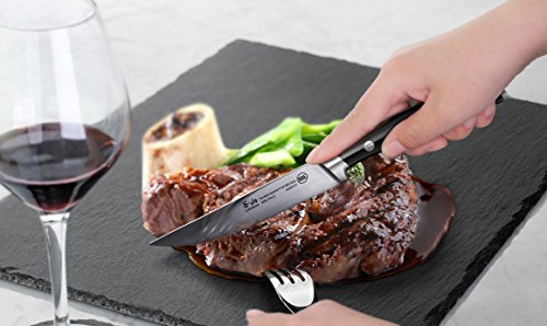 Cangshan Ts Series 1020724 Swedish 14C28N Steel Forged 4-Piece Steak Knife Set #TOP5