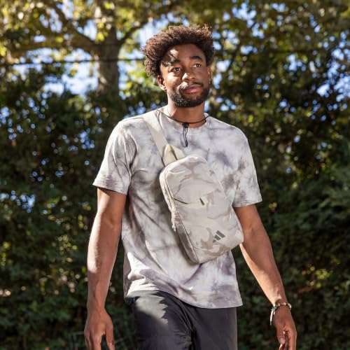Image of adidas Essentials Sling Bag | Adjustable Strap, Secure Zip Pockets, Wears Crossbody, Phone Strap Pocket, Locks In Essentials, Everyday & Travel Ready