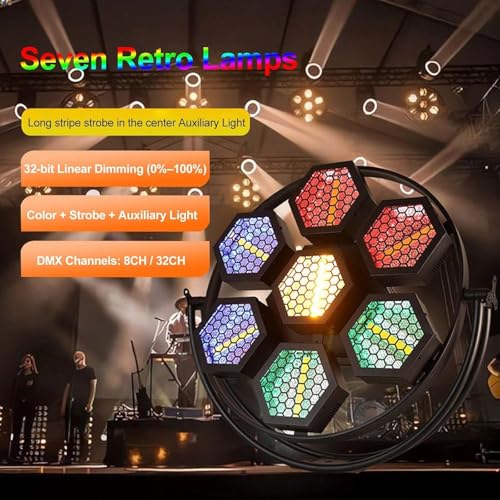 Lumières de scène spectacle éclairage LED hexagonal 350W DMX512 - 5