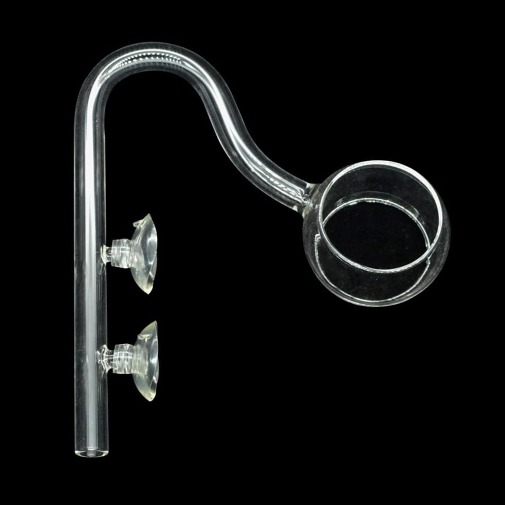 Juego de tubos de lirio for acuario, espumadera acrílica de entrada y salida for peceras, mejora el flujo de agua y el crecimiento de las plantas, 1 unidad(Pipe Holder 2pcs17mm)