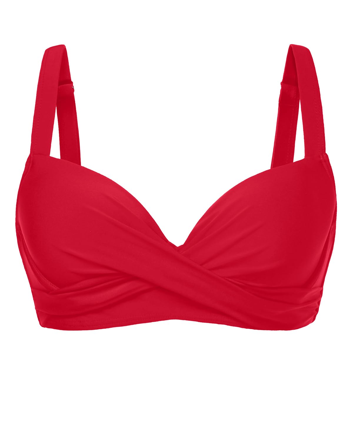 Women Underwire Bikini Top - Bra Padded Push Up Swimsuit Top
