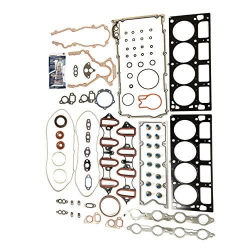 Image of PartsFlow Head Gasket Set For 2002 2003 Cadillac Escalade 6.0L V8 For 2001 2002 2003 Chevrolet Silverado 2500 6.0L V8 For 2001 2003 2003 GMC Yukon Denali Xl 6.0L V8 FS8-10460E
