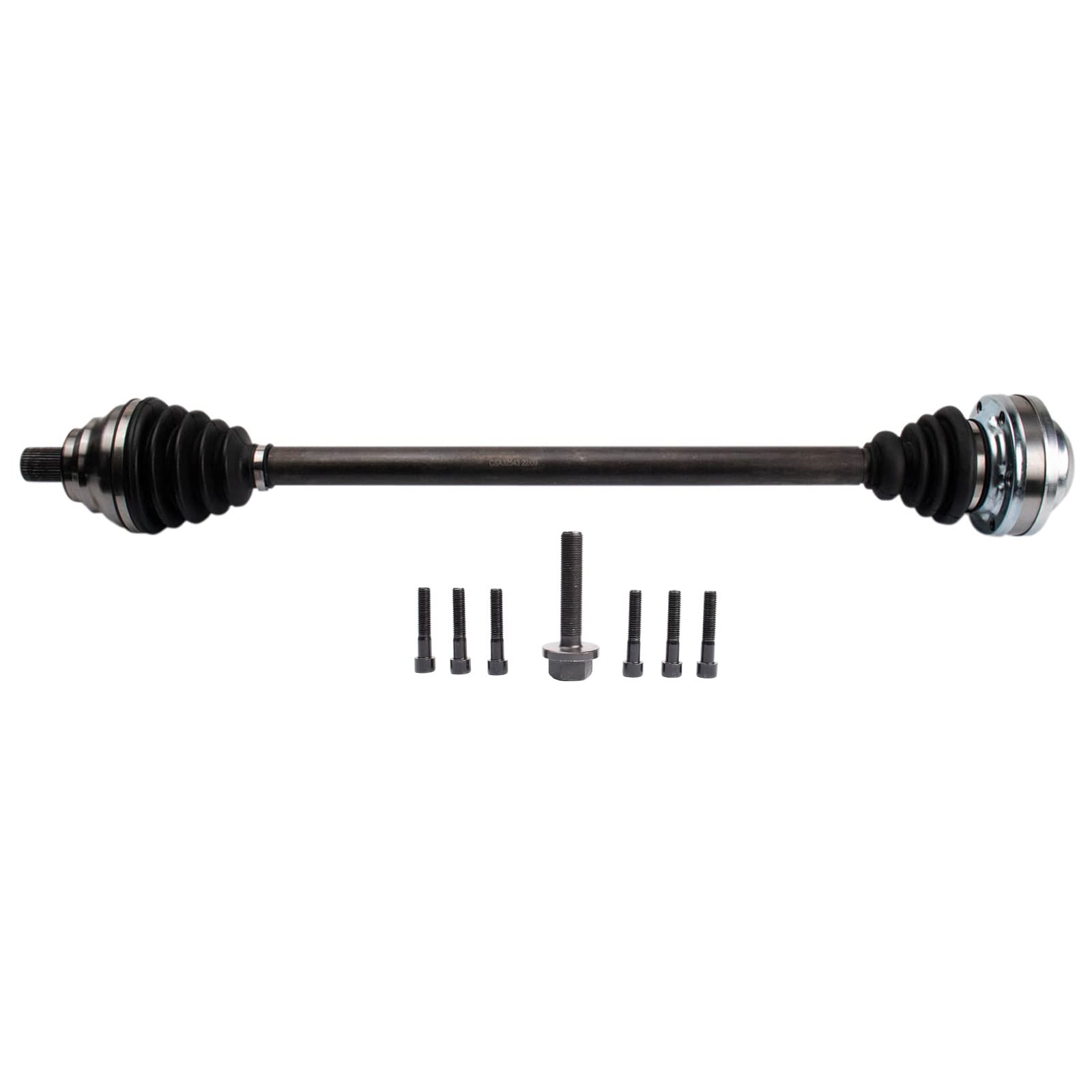 TRQ Front Right CV Axle Shaft Assembly Passenger Side Compatible with 2006-2013 Audi A3 2010 A3 Quattro 2012-2015 Volkswagen Beetle 2009-2010 CC 2007-2013 Eos 2006-2014 GTI 2006-2018 Jetta Passat