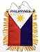 Philippines car Flag Rearview Mirror - Window Car Accessories Filipino Design