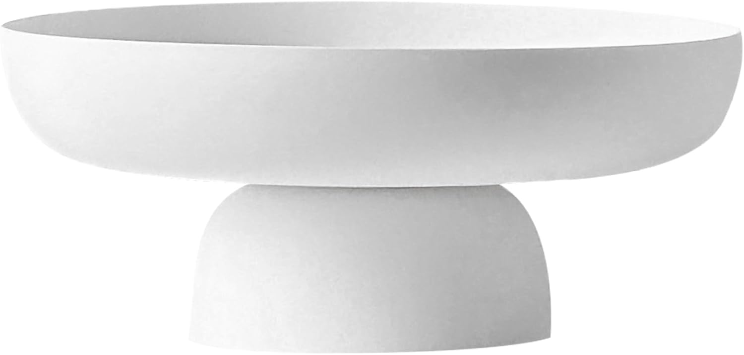 Concrete Decorative Bowl for Home Decor 10.4 Inch Modern Fruit Bowl for