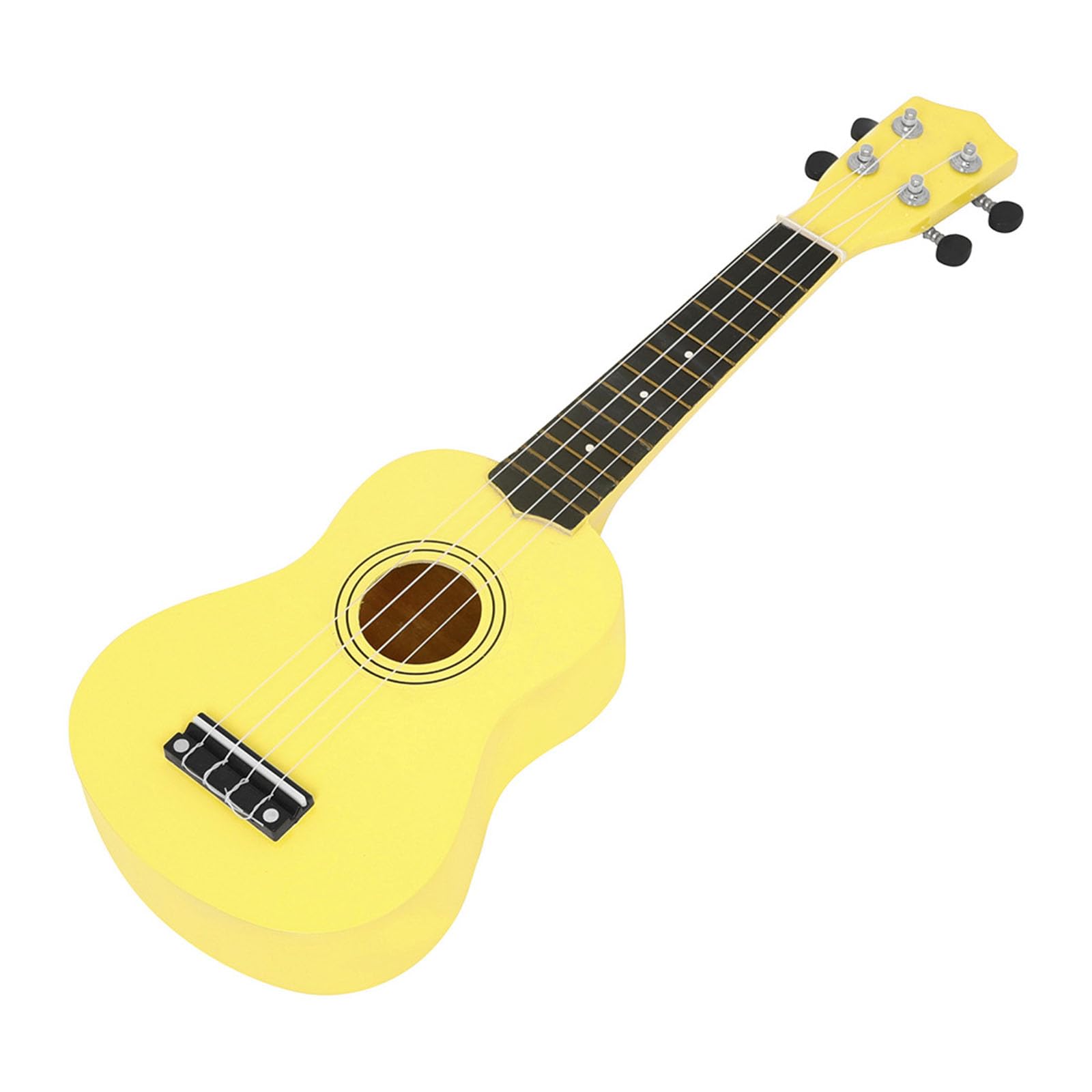21-Zoll Holz Ukulele Gitarre, 4 Saiten, Musikinstrumente, pädagogisches Lernen, Primär Tutorial für Anfänger, Ukulele Starterpaket mit Zubehör