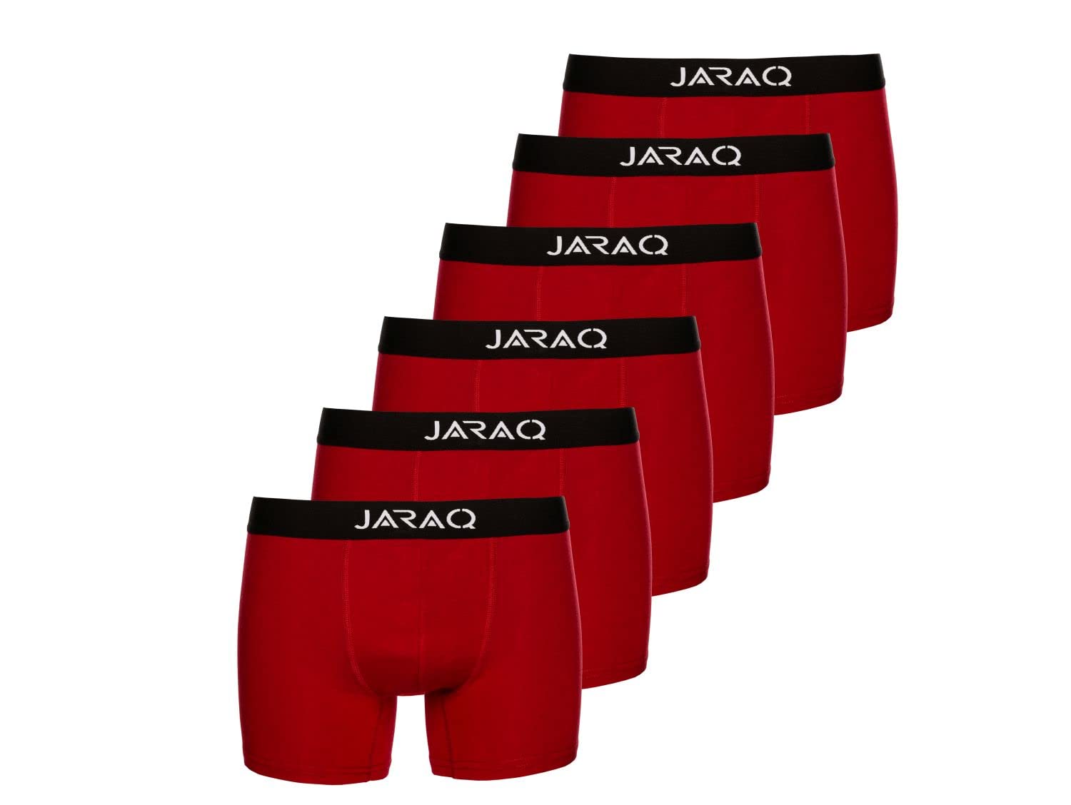 Bambus Herren Unterhose Boxershorts 6er Pack Perfekte Passform Anti Loch (2004 - Bordo, XL)