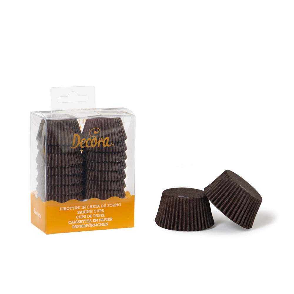 DECORA 0339631 200 MINI Muffin Baking Cups Bruno 32 X 22 MM