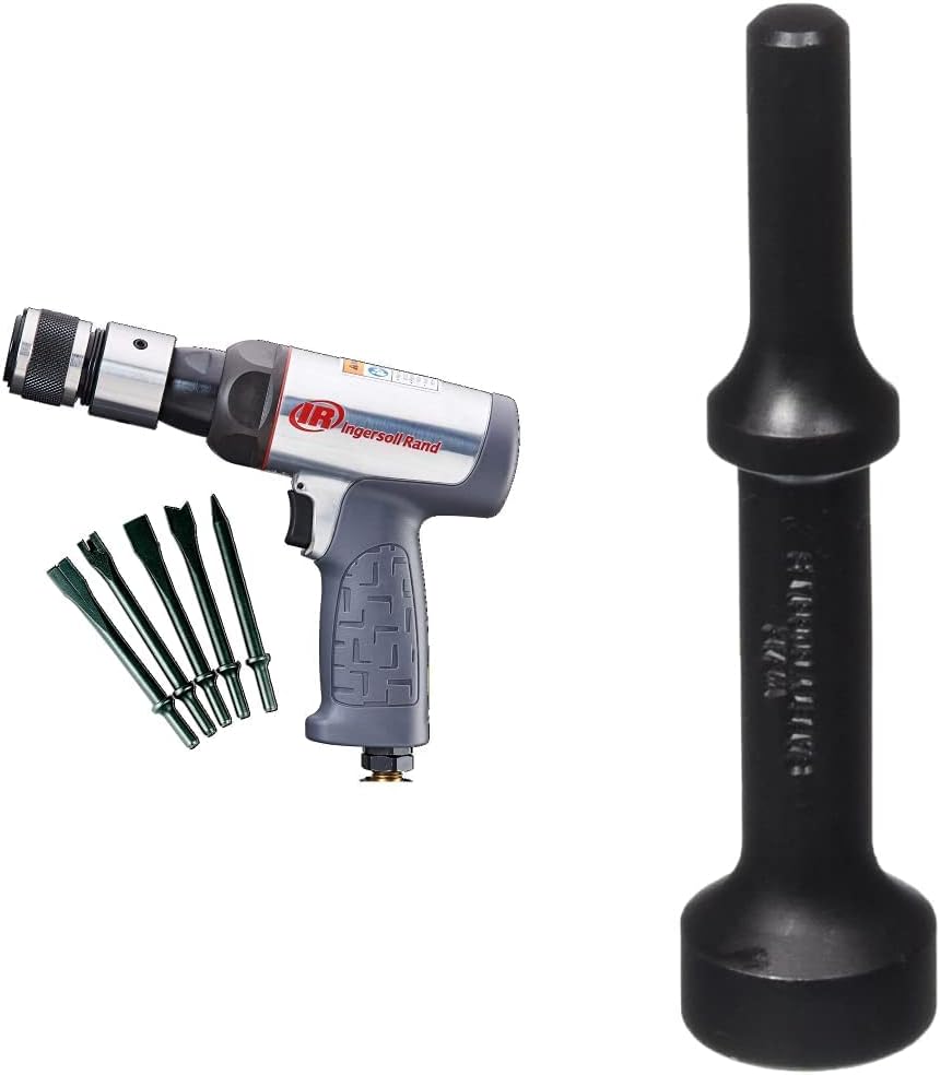 Ingersoll Rand 123MAXK Short Barrel Air Hammer Kit, 5 PC Chisel Set