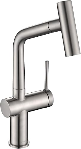 Vista 14 de AguaStella AS59W Grifo de barra blanca brillante o grifo de fregadero de preparación con rociador extraíble de una sola manija Shiny White