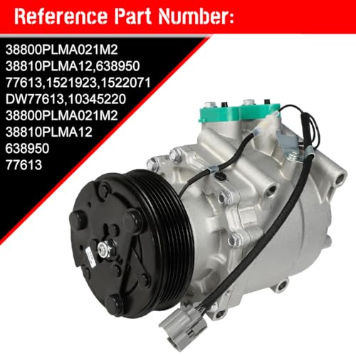 Image of CCIYU AC Compressor w /Clutch for Honda Civic L4 2.0L 2001-2005