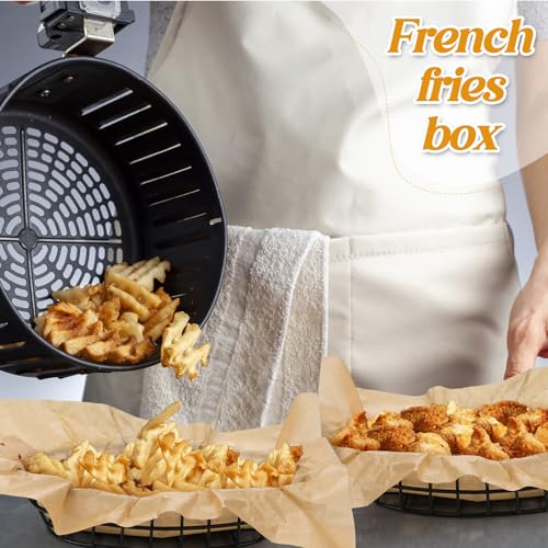 Canastas de metal para servir alimentos con papel protector deli para mesa de cocina 6