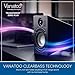 Vanatoo Transparent Zero Plus Near Field Studio Monitor Speakers Pair for TV, PC, Gaming. 120 Watt Powered Speakers for Desktop and Room use. AUX, USB, Bluetooth, Toslink Optical, Remote Control.