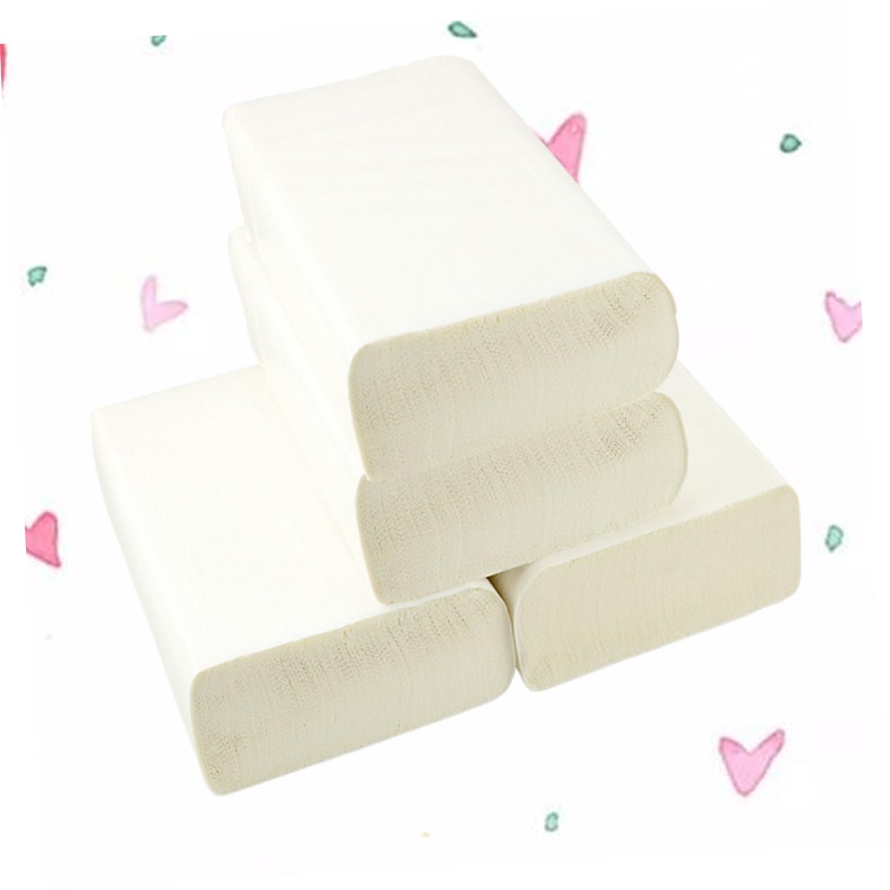 BCOATH Sturdy Soft Paper Towels Rolls Bulk Pack for Kitchen Toilet and Office Safe for Daily Use