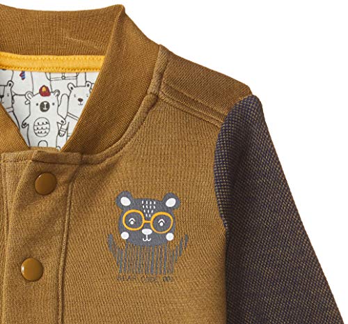Image of miniklub Boys Navy Blue Solid Padded Jacket