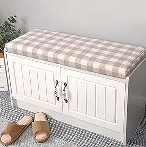 Dickes Bankkissen für 2- und 3-Sitzer-Schaukel, Terrasse, langes Sofa, waschbar, Stuhlkissen mit rutschfestem, weichem Ersatzbezug, Matratze im Lieferumfang enthalten