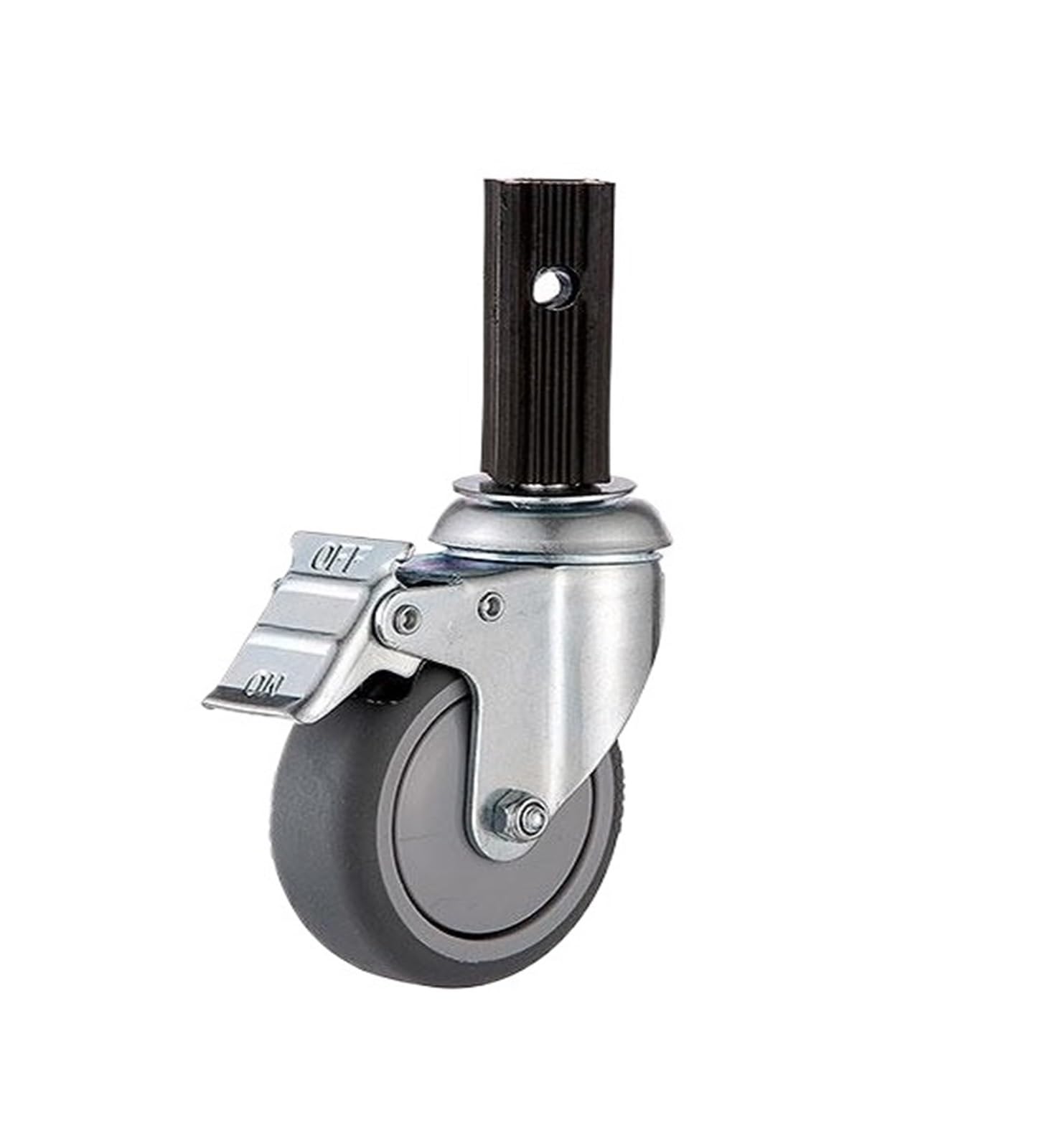 MXXDMOPD 4 Pieces/lot 3 inch Hotel Reception Dining cart casters Trolley Bowl Accessories(A-brake Wheel)