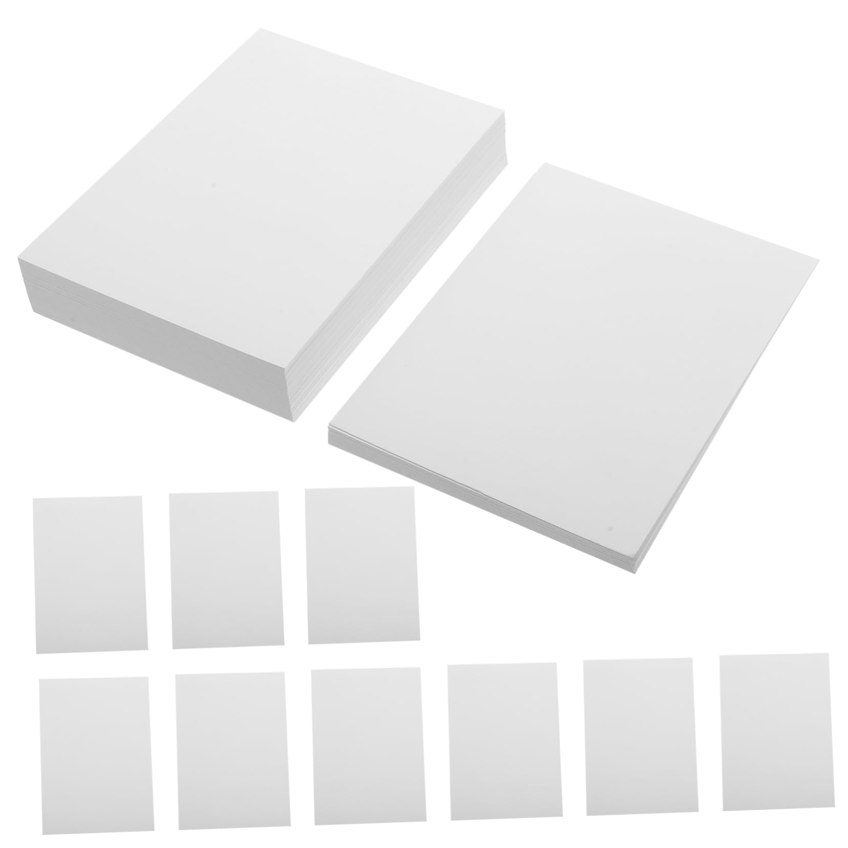 HOMSFOU 5 Sätze Fotopapier Fotodruckerpapier Hochglanzpapier Für Drucker Bilder Kettenradpapier Dickes Papier Glossy Paper Tintendrucker Druckerpapiere Druckpapiere Weiß 100 Blätter * 5