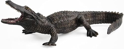 Miniatura 9 de Cocodrilos simulados modelo realista cocodrilo figuras de plástico cocodrilo vida silvestre mundo safari animales figuras pastel Toppers para