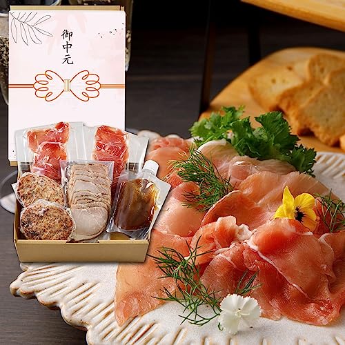敬老の日 ギフト【旨味成分最大1.4倍 国産ブランド豚】 グローウェル 生ハム ローストポーク ハンバーグ 詰め合わせ おさつポーク おつまみ おかず お惣菜 セット ハム 冷凍 プレゼント ハム (お中元, 彩セット)