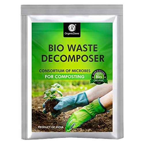 Image of OrganicDews Bio Waste Decomposer (250 g) - Microbial Inoculum Accelerate Decomposition of Organic Kitchen Waste into Compost 250 g