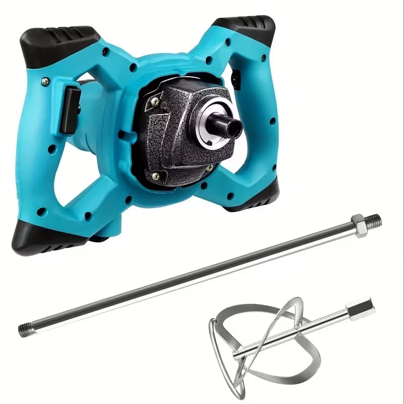 Miscelatore Cemento 2600W 6 Marce con Frusta – Agitatore Elettrico Professionale per Malta, Vernice, Colla e Intonaco – Impugnatura Ergonomica Antiscivolo e Regolazione di Velocità