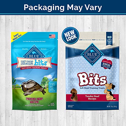 Blue Buffalo BLUE Bits Natural Soft-Moist Training Dog Treats Beef Recipe 16-oz bag