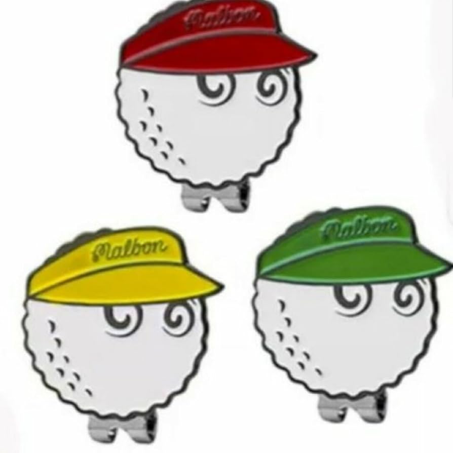 マルボンMALBON ゴルフマーカー２個セット マルボンゴルフボール 2個.ゴルフマーカーセット - メルカリ