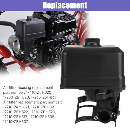 Image of Air Filter Housing Assembly Compatible with GX160 GX200 GX120 GX140 5.5hp Engine Coleman CT200U CT200U-EX BT200X Baja MB165 MB200 Mini Bike Air Cleaner KT196 Go Kart Parts Accessories