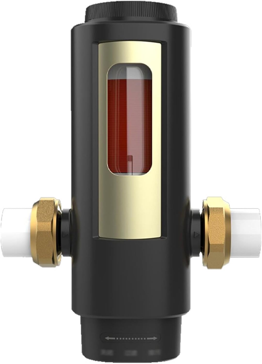 Whole House Sediment Water Filter, 40 Micron Reusable Flushable Pre-Filtration System for City/Tap Water, Spin Down Water Filter Highly Reduce Lead, Chlorine,Sand and Rust
