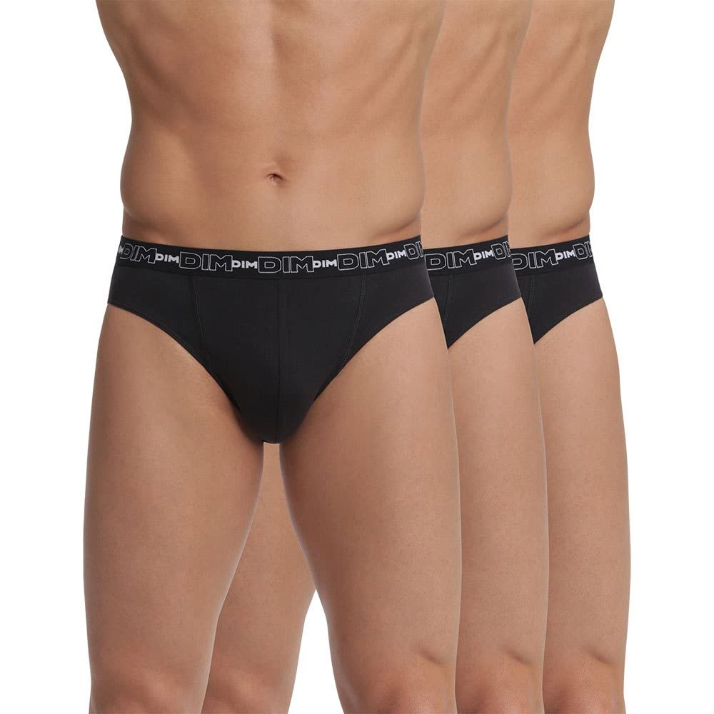 Dim Calzoncillo Slip Cotton Stretch Confort Hombre x3