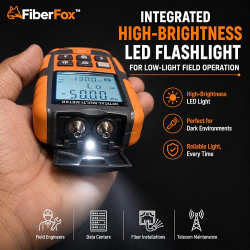 FiberFox GLK260 4-in-1 Optical Multi Meter - Image 5