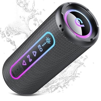 Altavoz Bluetooth Potente 25W, Altavoz Bluetooth con Graves Duales, 24H Reproducción, 5 Modos RGB, Emparejamiento TWS, Impermeable IPX7, Soporte AUX/TF, Altavoz Portátil para Fiestas y Viajes | Ya disponible en tu tienda friki favorita! En mundofriki.es! Altavoz Bluetooth Potente 25W, Altavoz Bluetooth con Graves Duales, 24H Reproducción, 5 Modos RGB, Emparejamiento TWS, Impermeable IPX7, Soporte AUX/TF, Altavoz Portátil para Fiestas y Viajes | Ya disponible en tu tienda friki favorita! En mundofriki.es!
