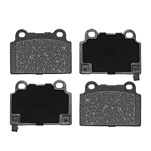 Image of Detroit Axle - Rear Brake Pads for 2008-2015 Mitsubishi Lancer, Ceramic Brake Pads w /Hardware 2009 2010 2011 2012 2013 2014 Replacement