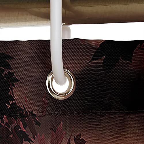 Rideau de douche polyester étanche lavable et résistant de la marque KnSam