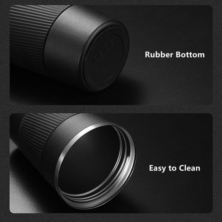 Image of Aeon Travel Mug, Insulated Coffee Cup with Leakproof Lid,Vacuum Insulation Stainless Steel Reusable for Hot Cold Coffee, Non-Slip Protective Cover