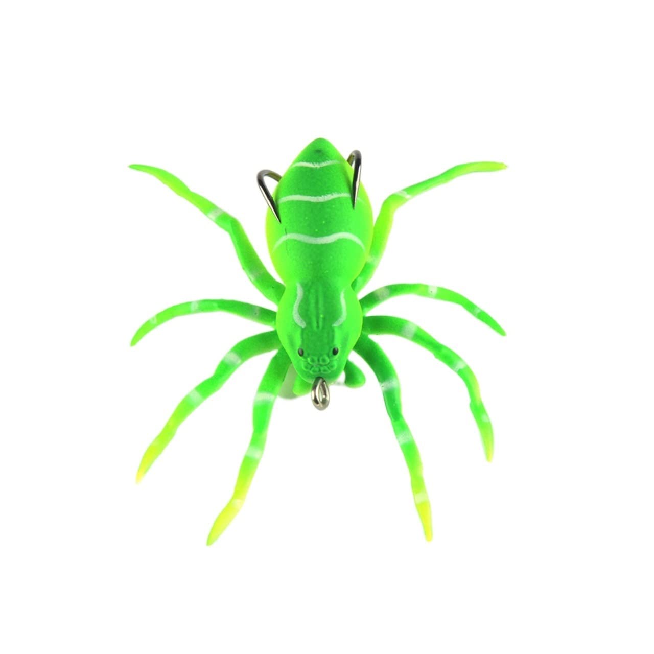 10 Stück 8cm 7g Simulierter Spinnen-Weichfischköder Realistische schwimmende unkrautfreie Köder Topwater Spider Crankbait Tackle Forelle Barsch Bass Karpfen Swimbaits,