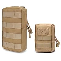 2 Borselli Tattici Da Cintura - Marsupi Militari Con Moschettone Per Escursionismo E Ciclismo - Foto 11