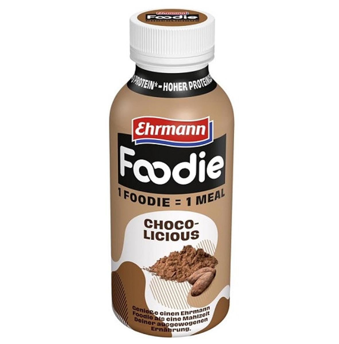 EHRMANN BEBIDA FOODIE 30G PROTEIN 400ML CHOCOLATE