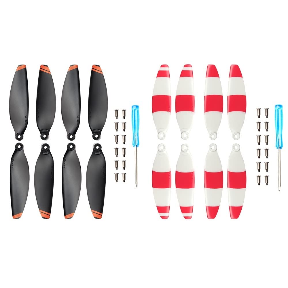 Elica del drone 16 pz/Misura for DJI Mavic Mini 2/SE Drone 4726 Puntelli di Ricambio Dell'elica Lama Leggero Ventilatori Ala Parti Accessorio Elica 2.5 Pollici Puntelli 3-Blade Elica per motor(8 Red 8 Elica del drone 16 pz/Misura for DJI Mavic Mini 2/SE Drone 4726 Puntelli di Ricambio Dell'elica Lama Leggero Ventilatori Ala Parti Accessorio Elica 2.5 Pollici Puntelli 3-Blade Elica per motor(8 Red 8