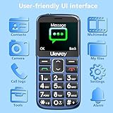 uleway 4G Seniorenhandy Mobiltelefon Ohne Vertrag, Lange Standby Zeit, USB-C-Laden, Senioren Handy...
