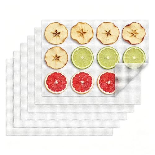 Image of Food Dehydrator Machine Silicone Sheets 6 Pcs