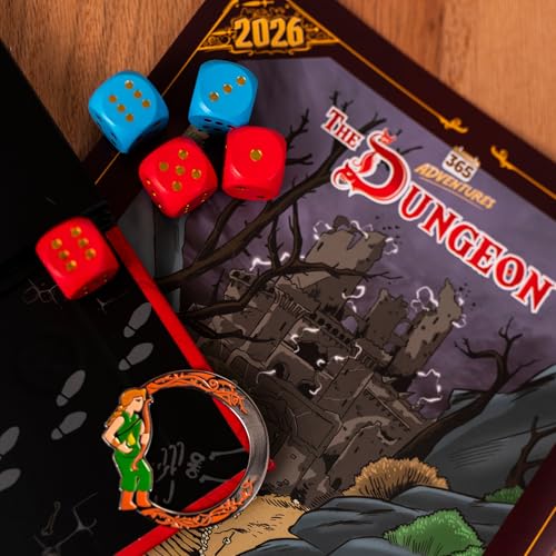 365 Adventures: The Dungeon (2026) Calendario Juego de Mesa miniatura 6